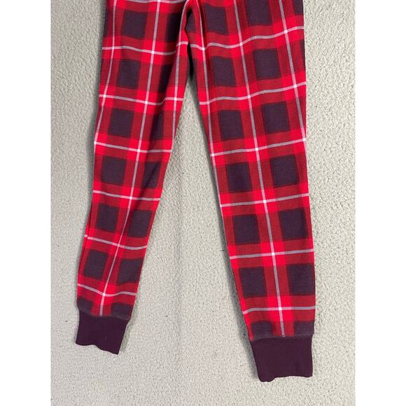 Gilligan & O’Malley Red Plaid Pajama Jogger Pants NWT XS Cozy Holiday Lounge NEW - Picture 8 of 10